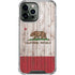 California Flag Dark Wood iPhone 13 Pro Max Clear Case